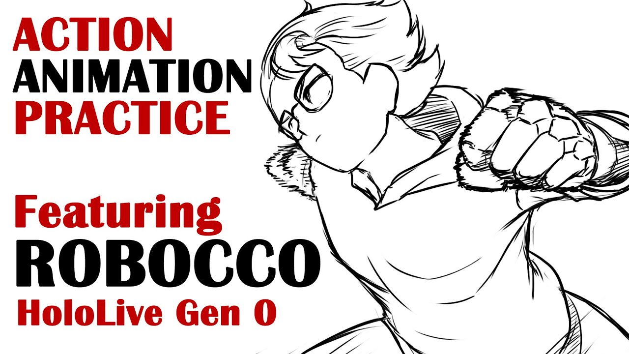 【Animation Practice】Speed/Scale Contrast (Sakuga Study: Yutaka Nakamura)