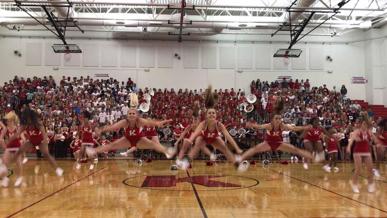 Kirkwood High School Fall Pep Rally 2017 Cheerleaders