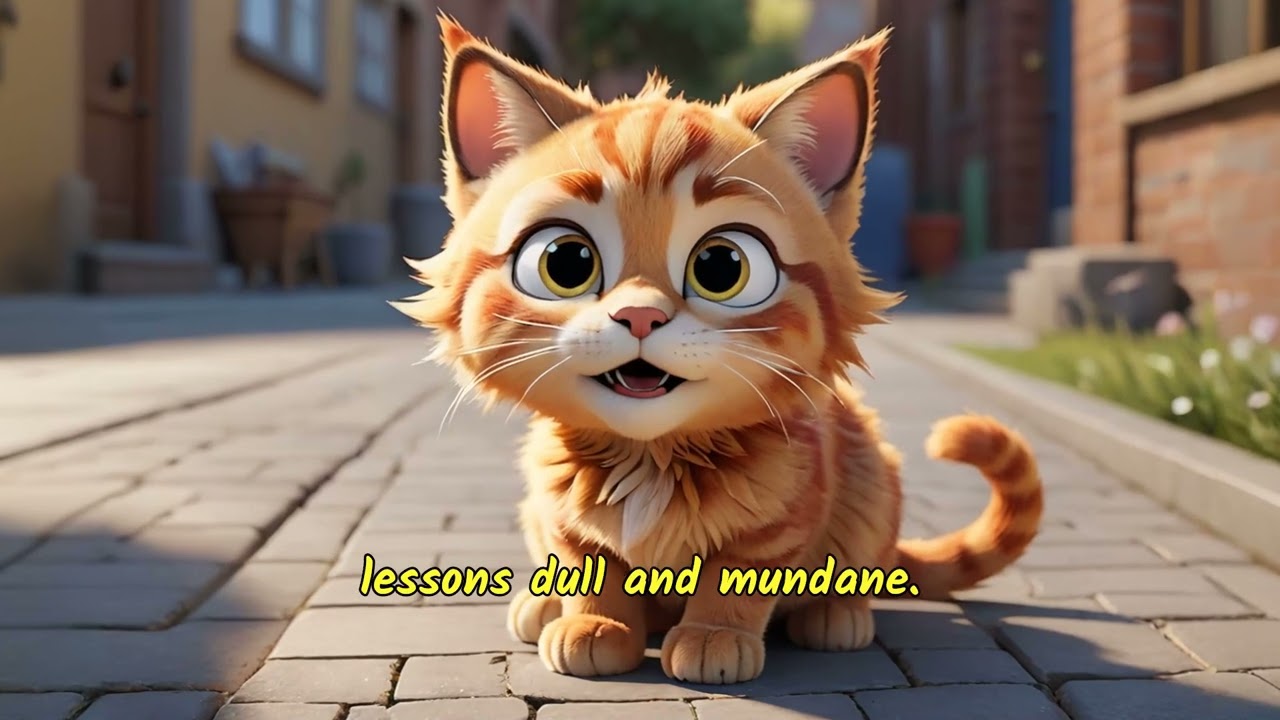 Little Orange Cat's Lesson #PlayfulSpirit #CatAcademy #LifeLessons #Responsibility #SiblingBond