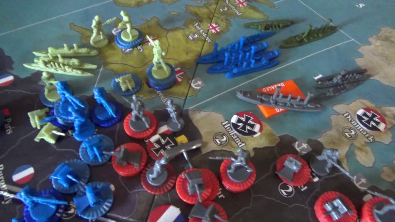 Axis and Allies 1914 Gameplay