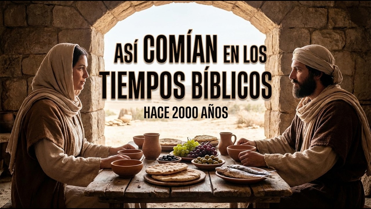 Cómo comían en los tiempos de la Biblia, hace 2000 años