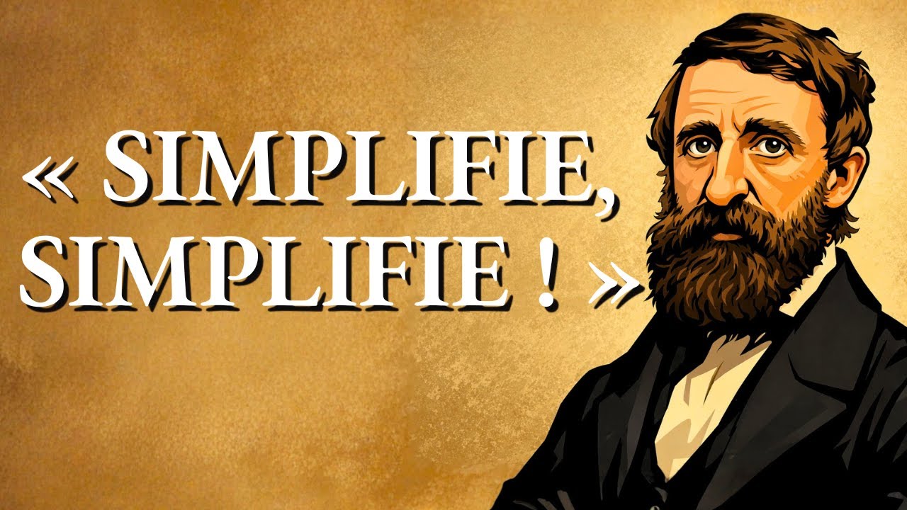 Thoreau : Comment nous sabotons notre propre vie en négligeant la simplicité