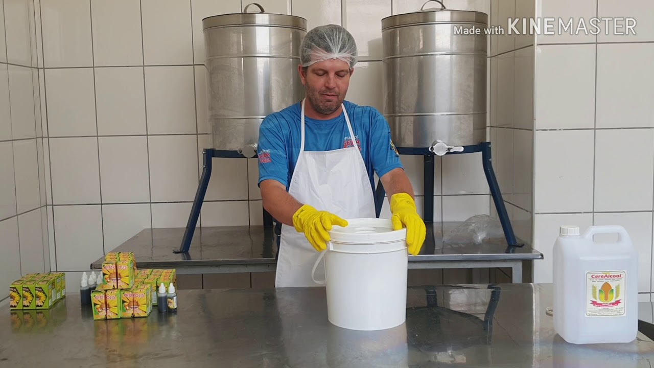 Como preparar extrato de própolis com álcool cereais.