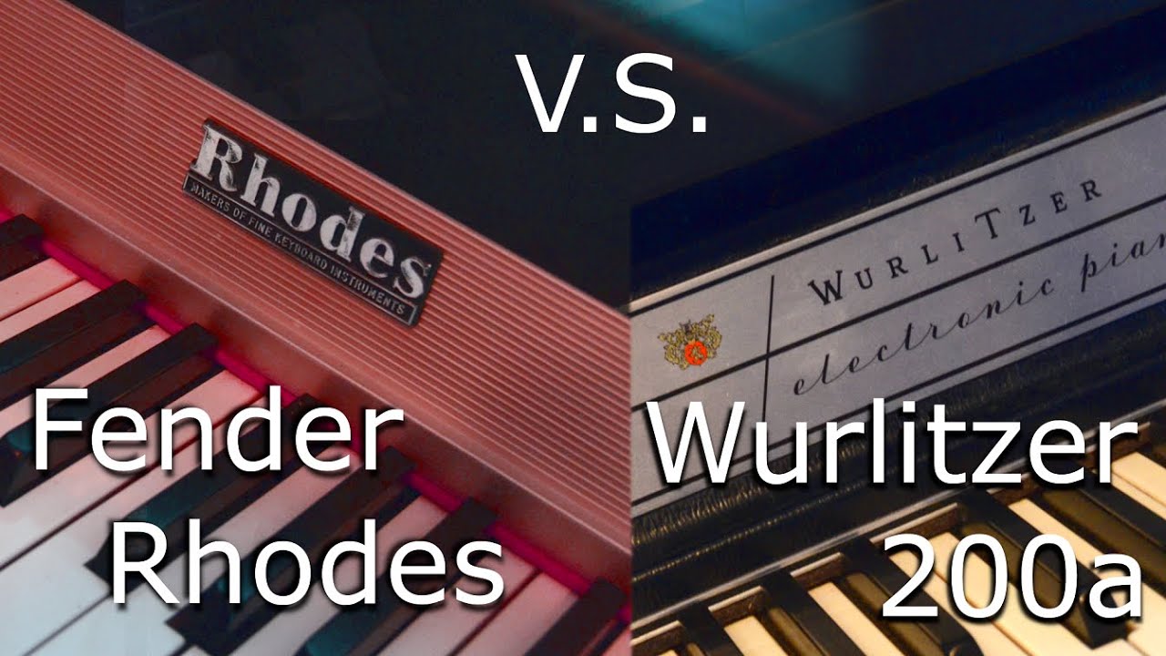 Что звучит лучше? Fender Rhodes против Wurlitzer