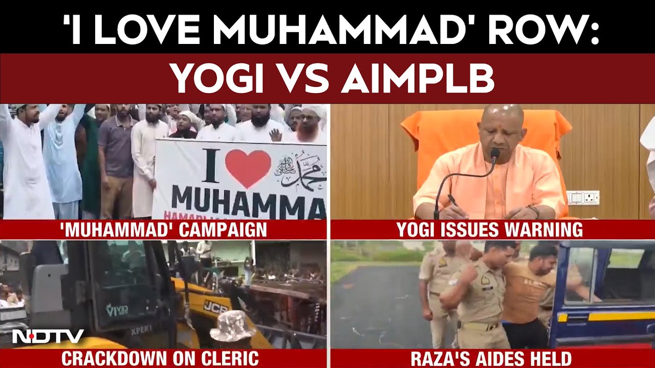 I Love Muhammad Row Escalates: Bulldozers Hit UP's Bareilly