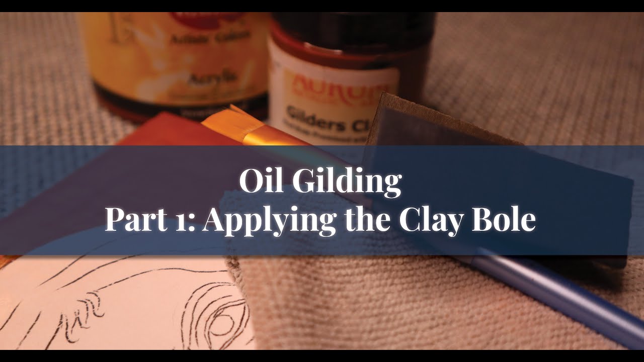 Oil Gilding Tutorial Part 1: APPLYING THE CLAY BOLE