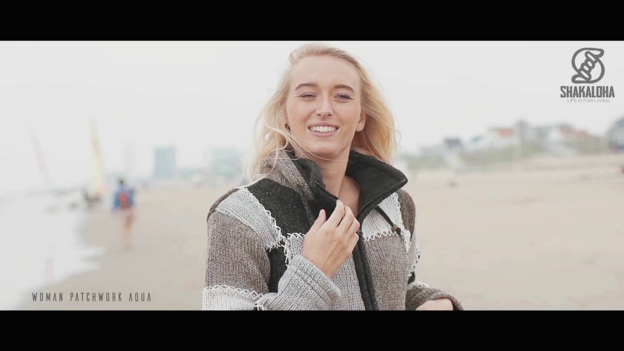 Shakaloha Patchwork Natural Damenwolljacke in Naturt&ouml;nen
