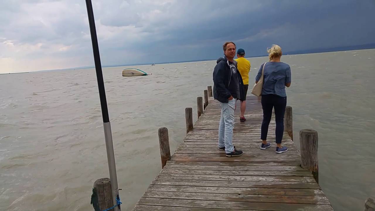 Gewittersturm Neusiedlersee - Segelboote kentern