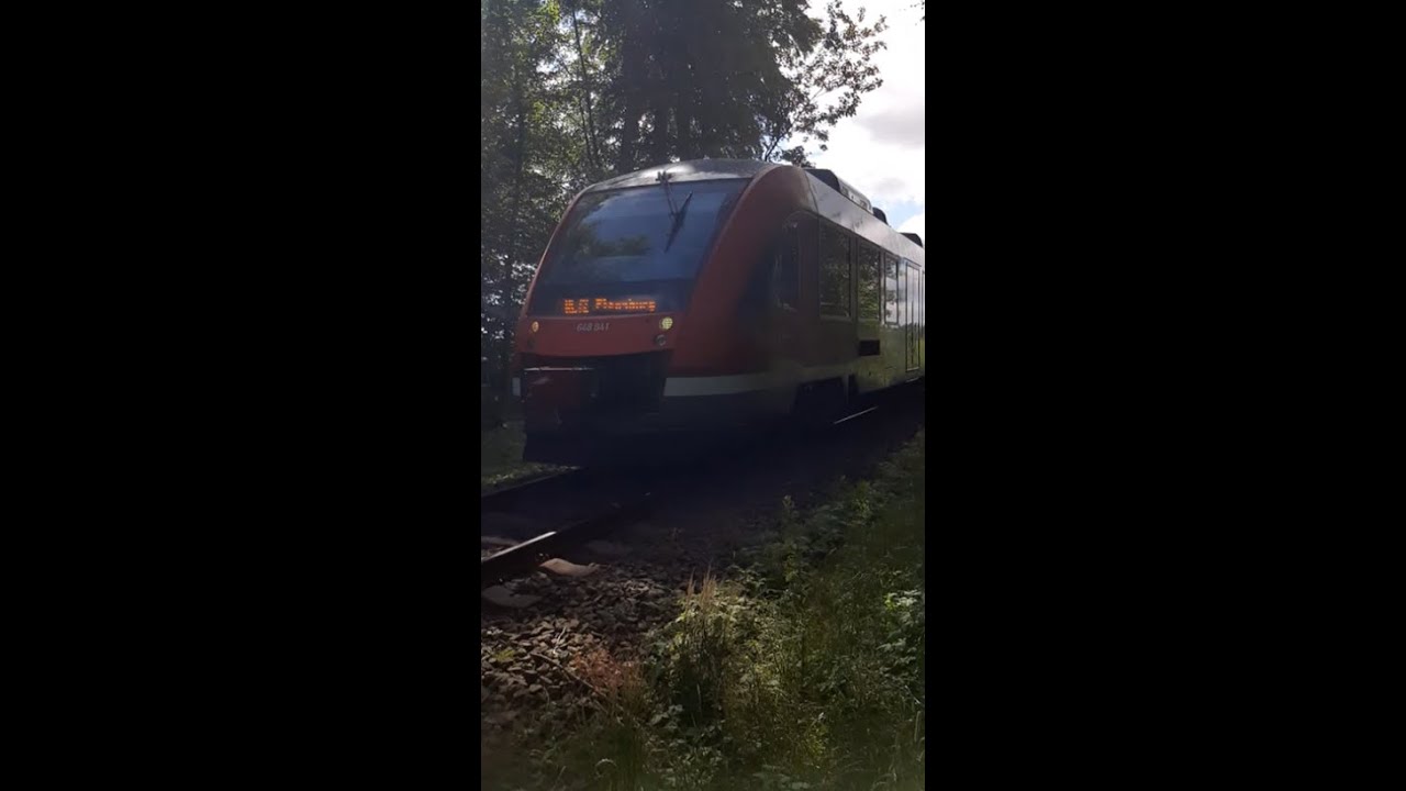 🚆 Triebwagen Typ Lint DB 648 841-4 'M&ouml;lln' f&auml;hrt am B&uuml; Wulfshagen als RE 72 in Richtung Flensburg