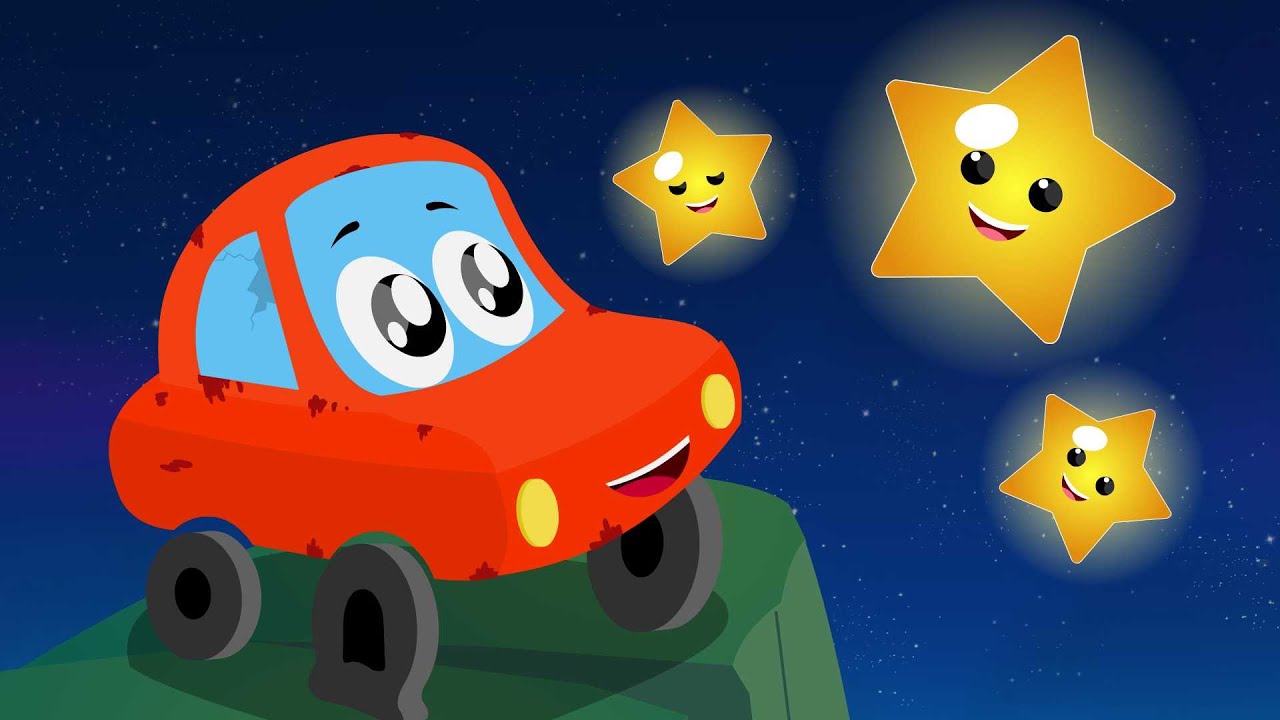 Little Red Car | Twinkle Twinkle Little Star | Car Songs