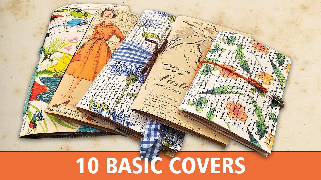 10 Junk journal covers for beginners 2024 #junkjournalideas