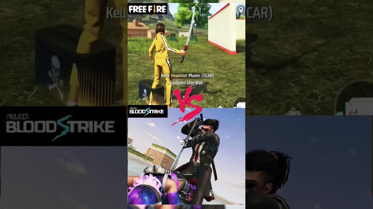 Finish mov Free fire VS Blood strike #freefire #bloodstrikemena #gaming #fyp #bloodstrike