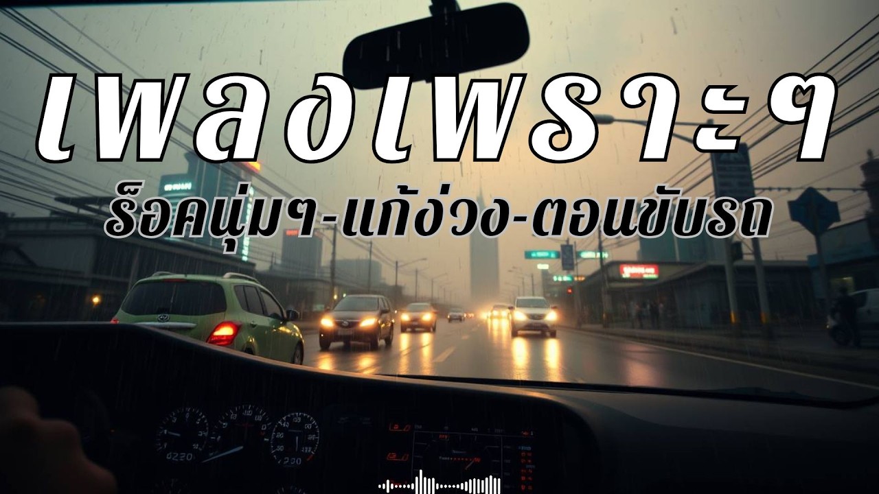 รวมเพลงเพราะฟังบนรถ 30 นาที ยาวๆ ไม่มีโฆษณาคั่นบ่อยแก้ง่วง