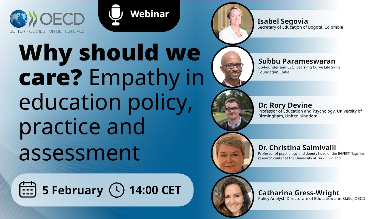 Webinar | Why should we care? Empathy in education policy, practice and assessment