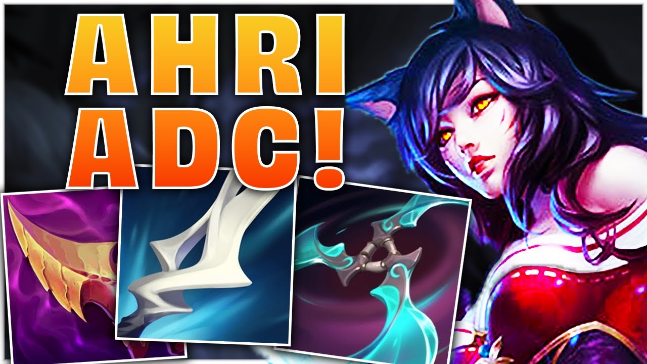 Ahri ADC?! Hybrid On-Hit Build Bot Lane | League of Legends Gameplay