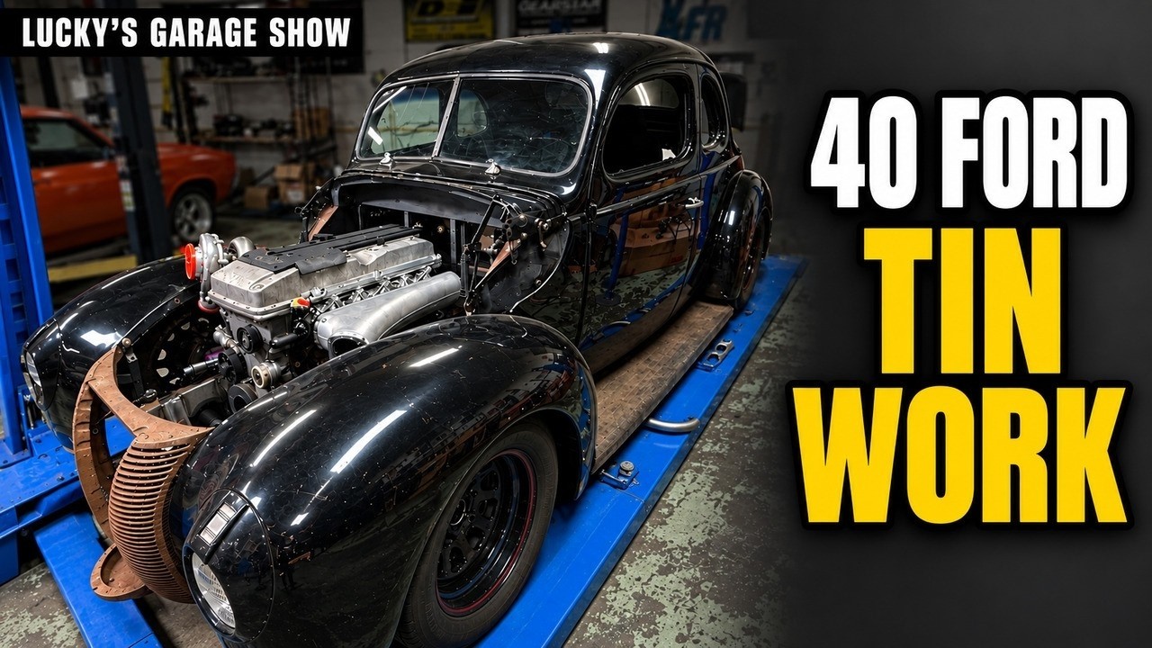 Жестяные работы на Ford 1940 года: кастомный тоннель, моторный щит и пол