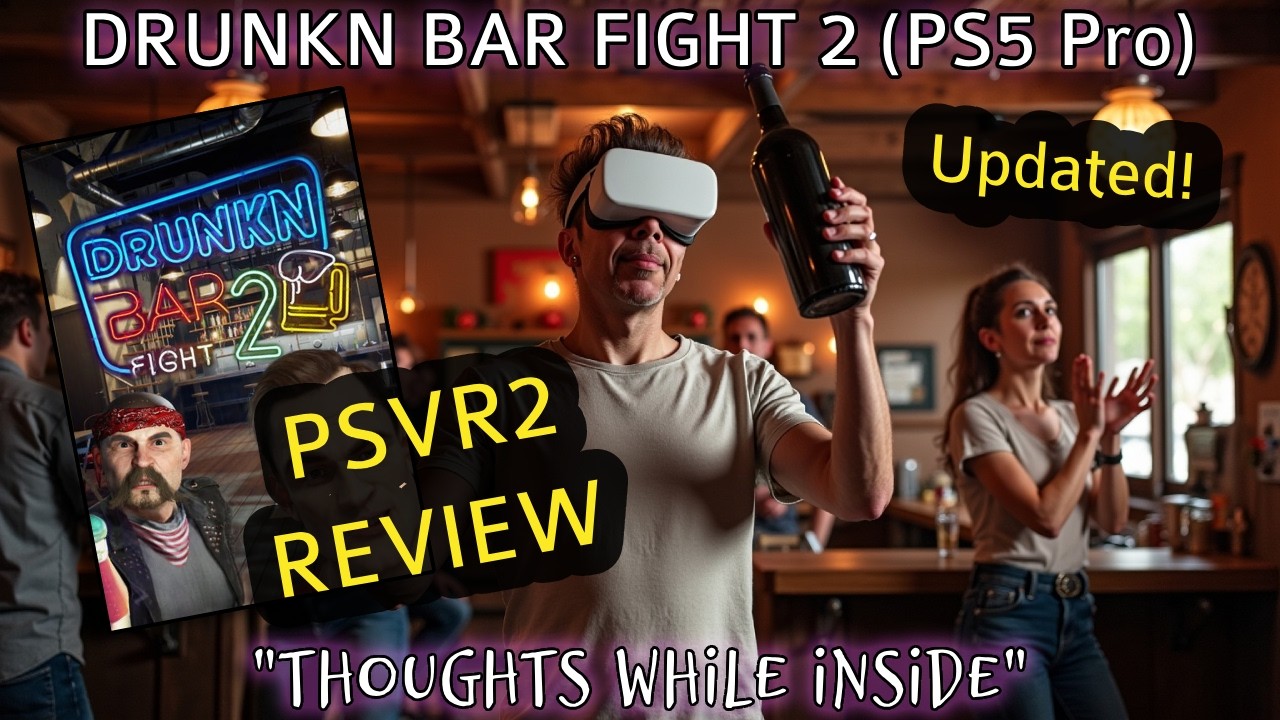 Review: Drunkn Bar Fight 2 (PSVR2 on PS5 Pro) | #psvr2 #vr #ps5pro #ps5 #drunk #alcohol #beer