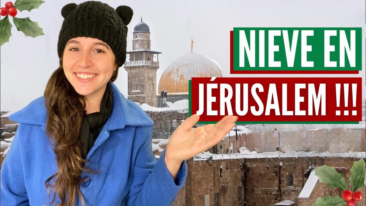 JERUSALÉN COMO NUNCA LA HAS VISTO! Caminando por Jerusalén en la NIEVE