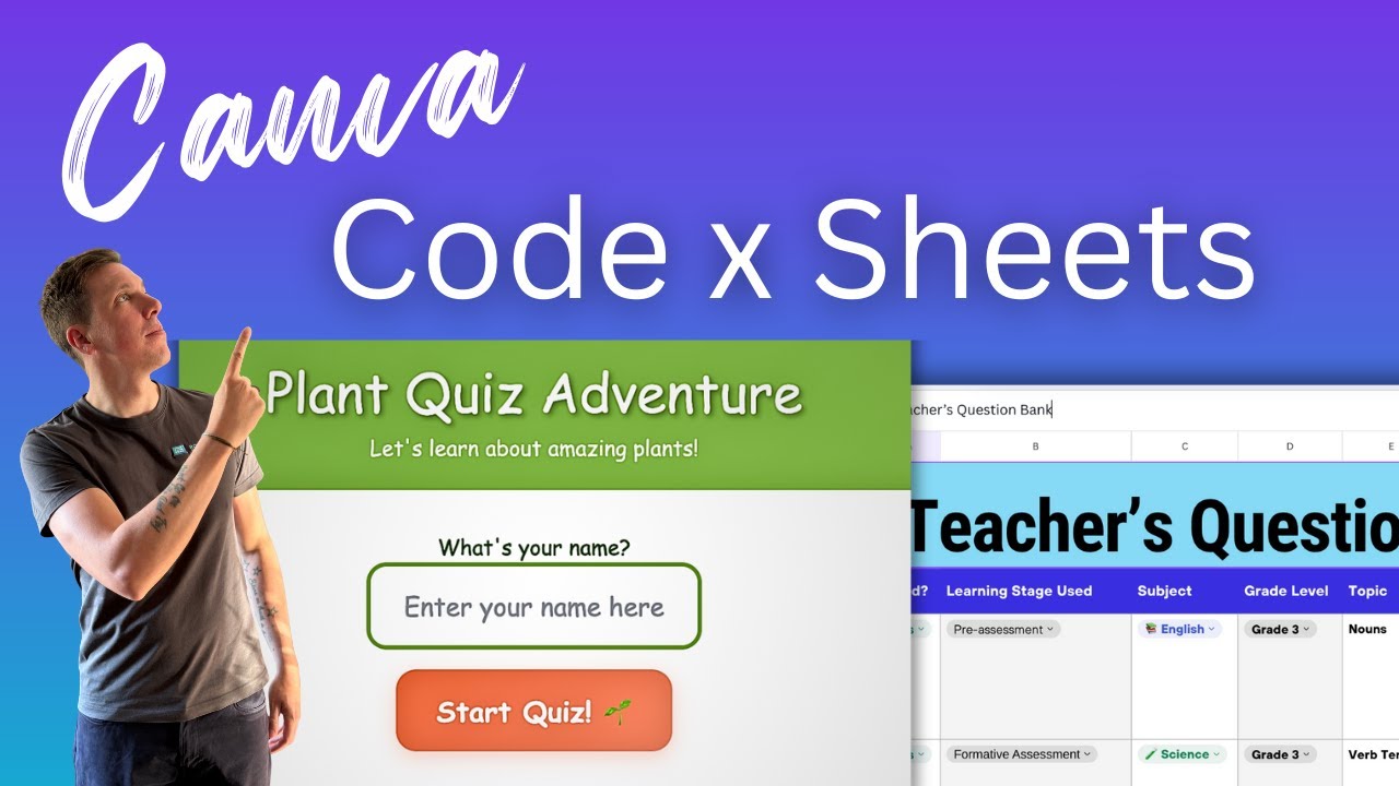 How to Build Auto-Marked Quizzes in Canva: Canva Code + Canva Sheets Tutorial (Step-by-Step)