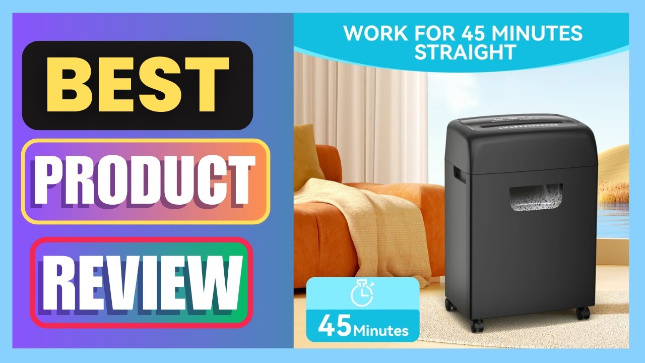 Best 5.28Gallons Paper Shredder