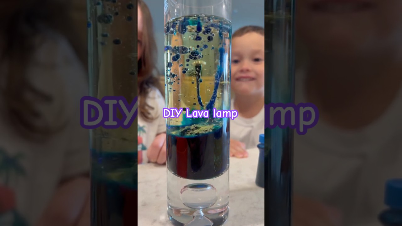 Fun DIY lava lamp experiment #madeforkids #experimentsforkids #youtubeforkids #