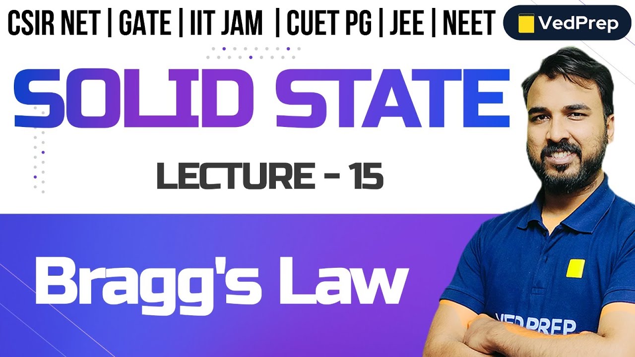 Solid State | Bragg's Law | CSIR NET | Gate | IIT -JAM | DU | BHU | Chem Academy
