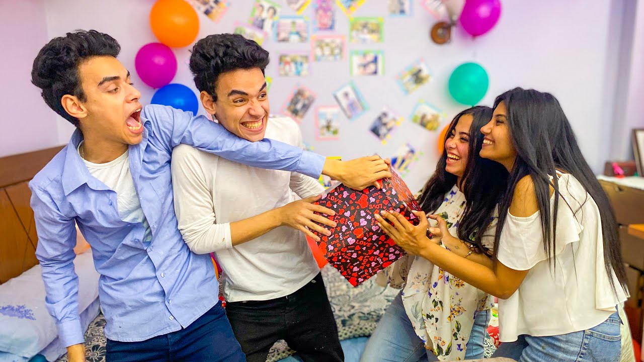! صحابنا فجأونا و عملولنا حفلة عيد ميلادنا !! بوظوا الاستوديو