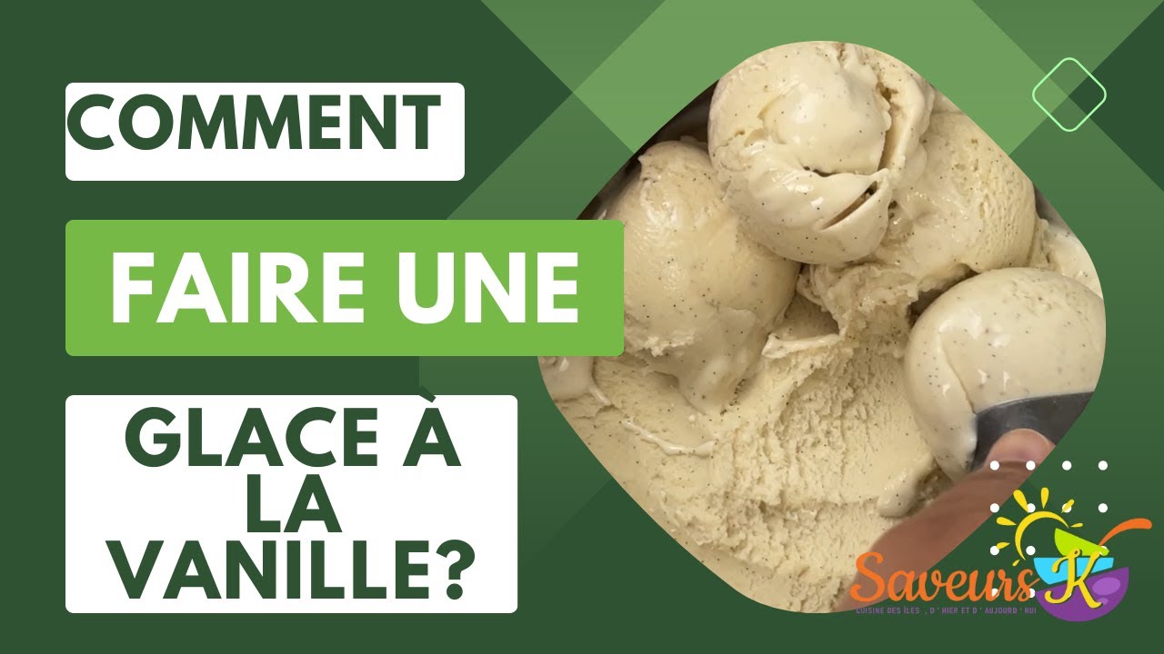 Glace à la vanille