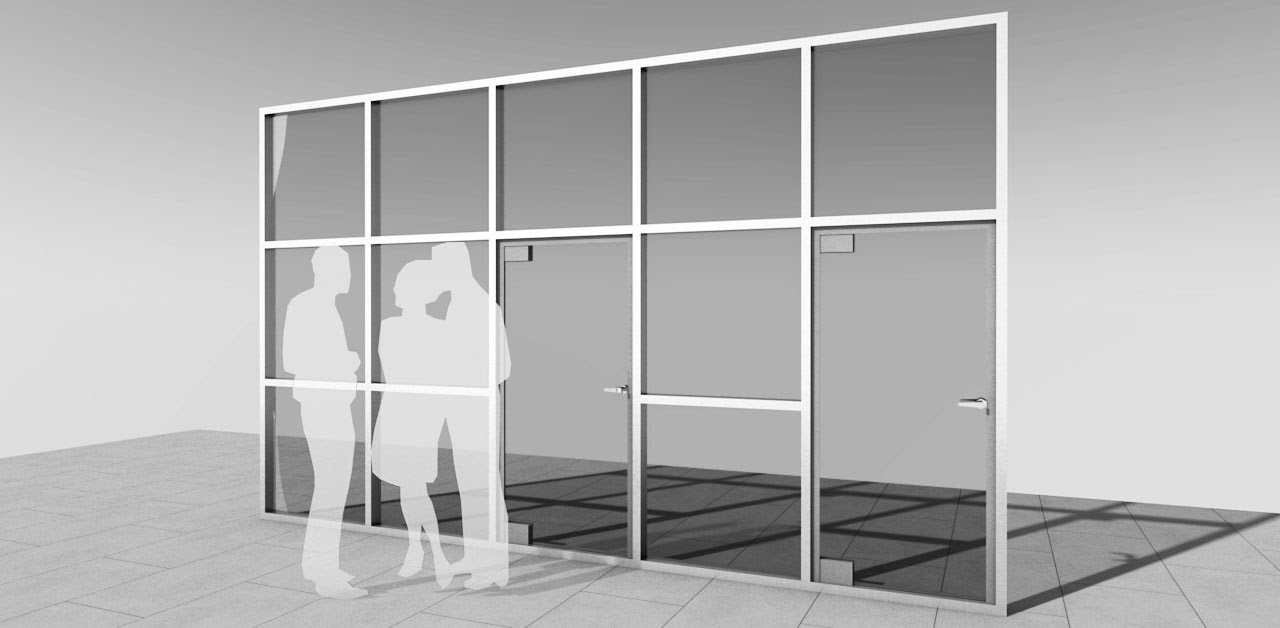 Come fare in ARCHICAD una parete vetrata