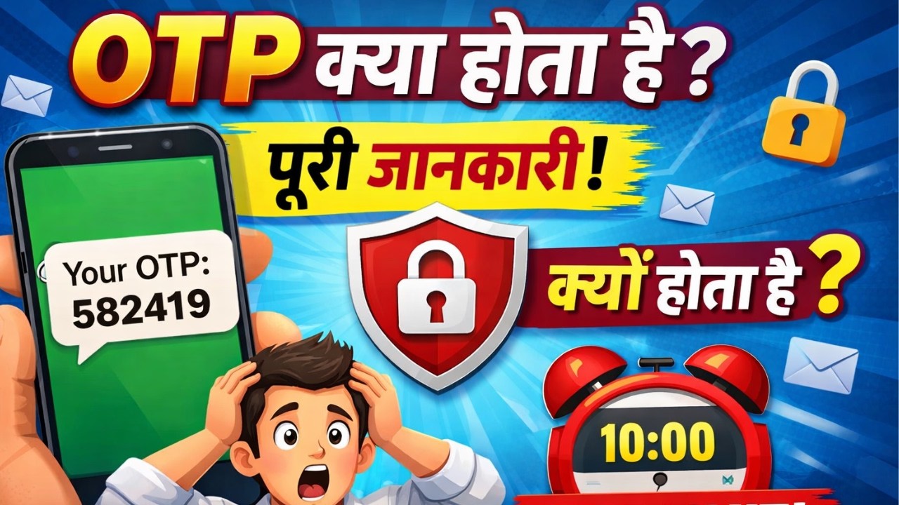 📱 OTP क्या होता है? | OTP कैसे काम करता है? | One Time Password Explained