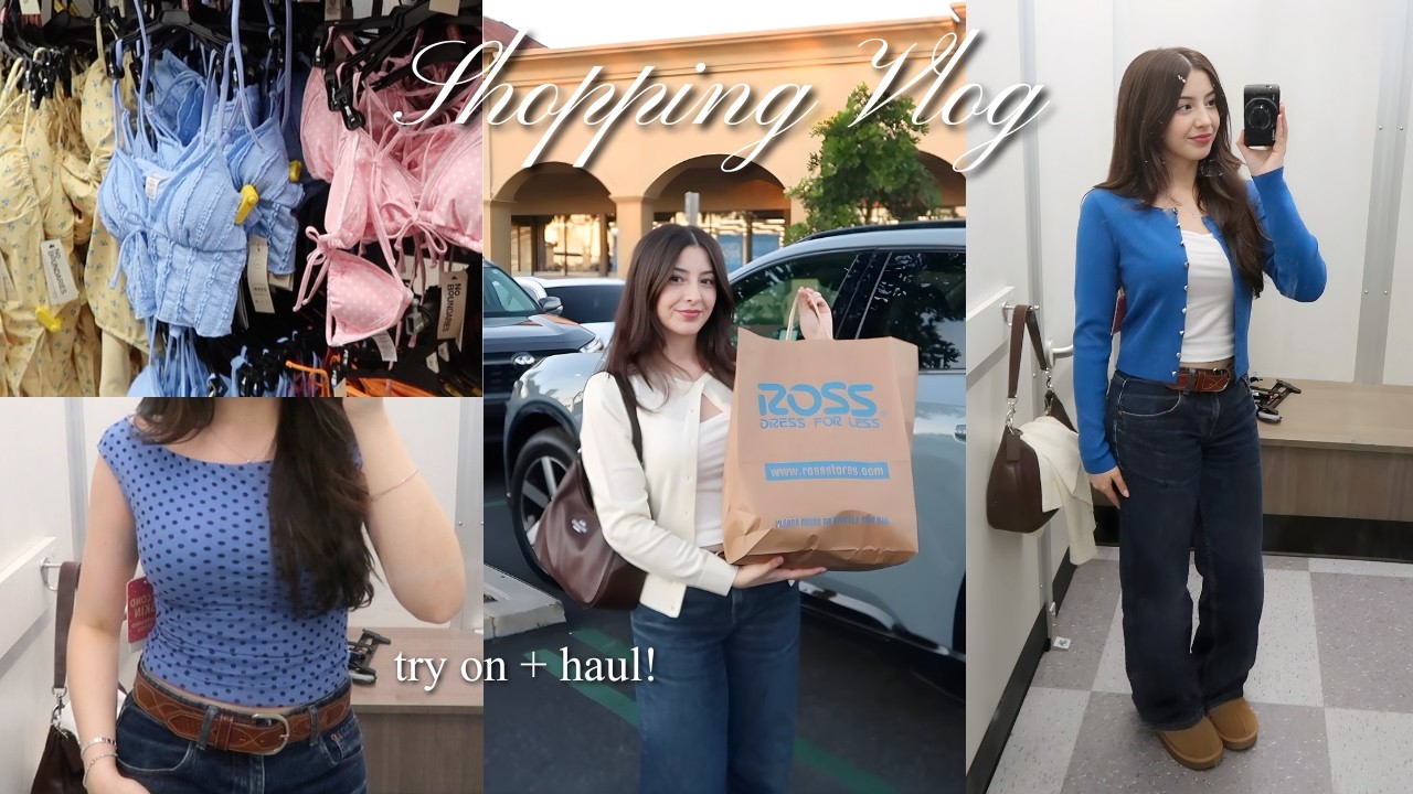 SHOP WITH ME | ross + walmart affordable clothing haul 💙