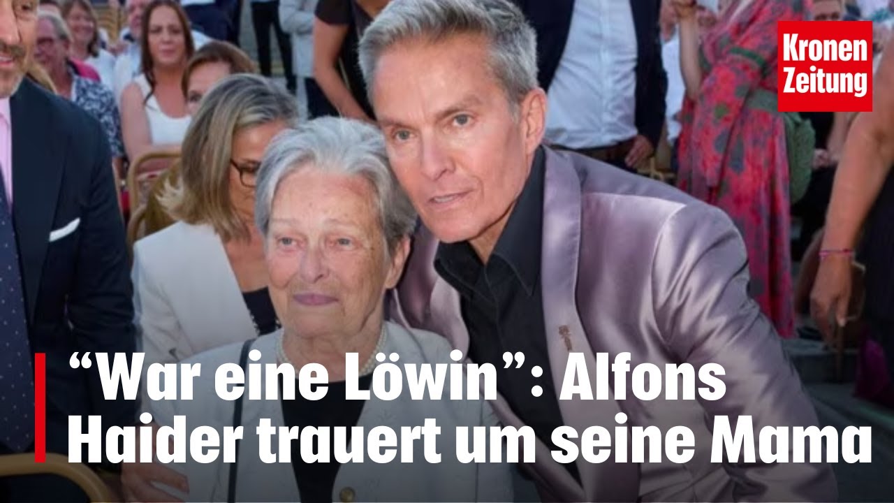 Mama von Alfons Haider ist tot | krone.tv NEWS
