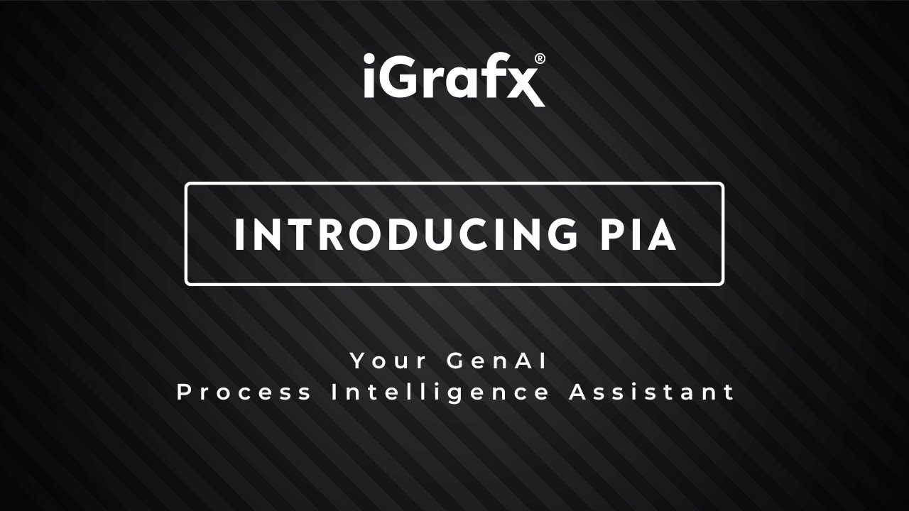 iGrafx Pia Demo: Generative AI Assistant for Process Intelligence
