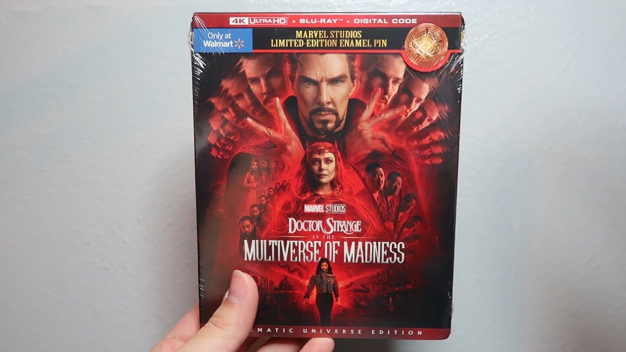 Dr. Strange in the Multiverse of Madness Wal-Mart Exclusive 4K Blu-ray Unboxing