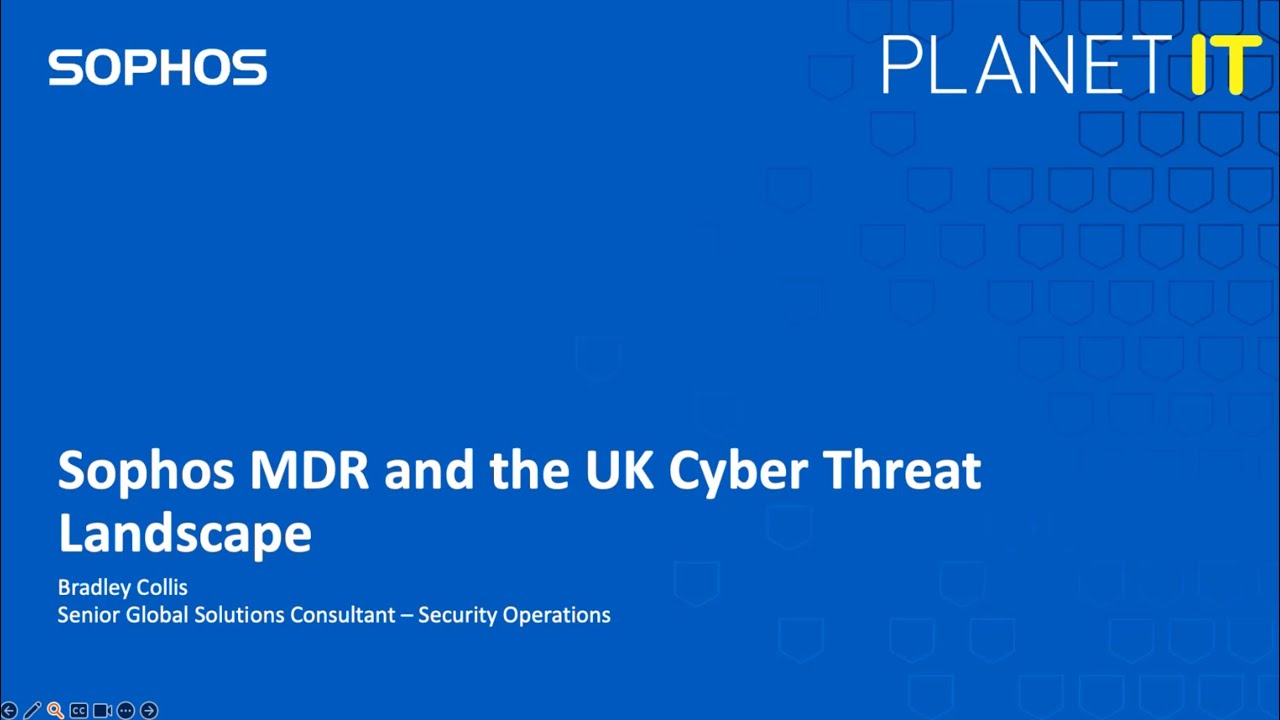 Exclusive Planet IT Customers Sophos MDR Quarterly Update July 2025