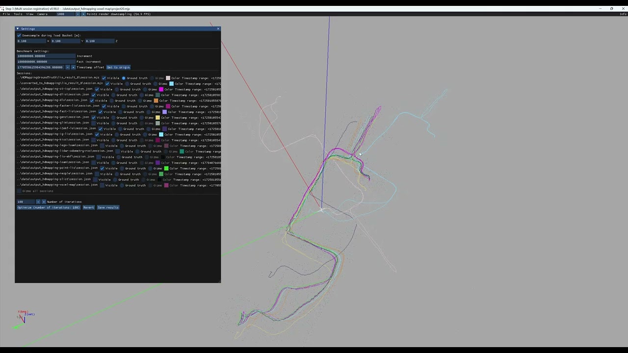 Qualitative evaluation of 20 LiDAR Odometry algorithms, https://github.com/MapsHD/HDMapping