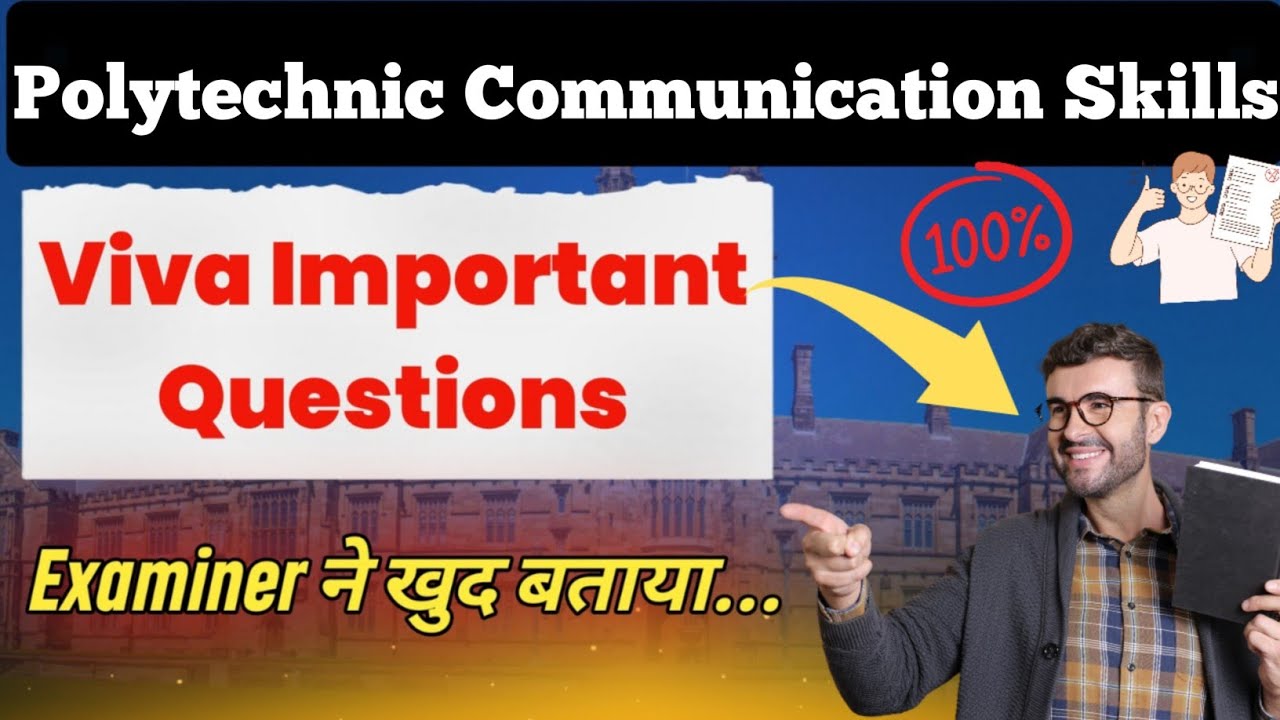 Polytechnic Communication Skills Viva Important Questions | Bteup Viva most important Questions‎