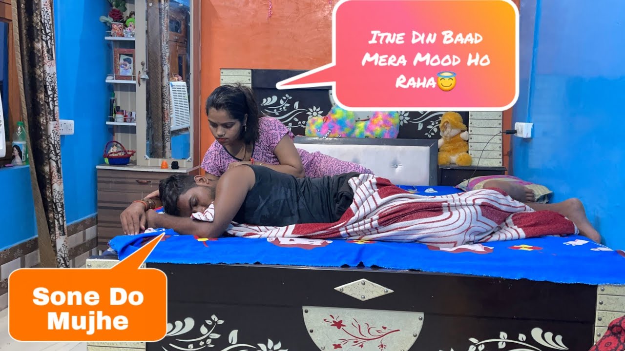 रात में रोमांटिक बीवी को पत्ती ने किया Ignore | Ignoring Prank On Wife😀