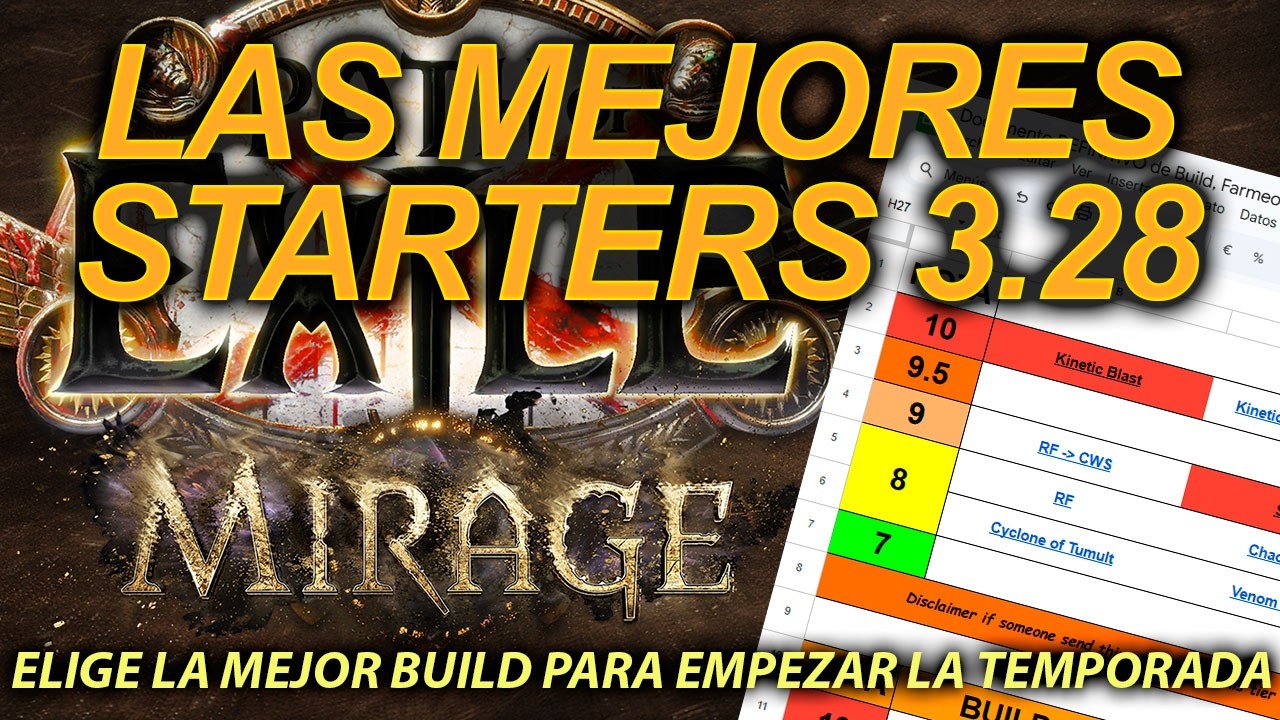 LAS MEJORES GUÍAS STARTERS 3.28 | BUILDS DE TODO TIPO PARA TODOS