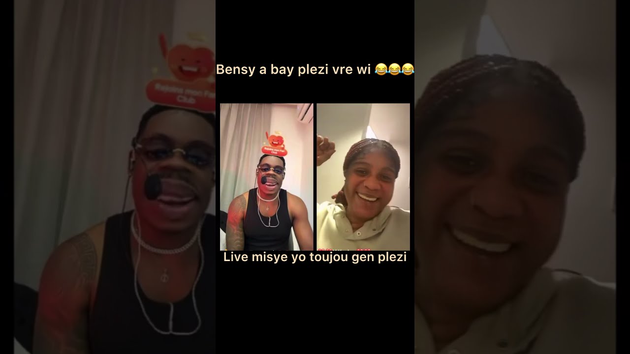 Bensy a telman funny son bagay grav 😂😂😂 misye fò man 
