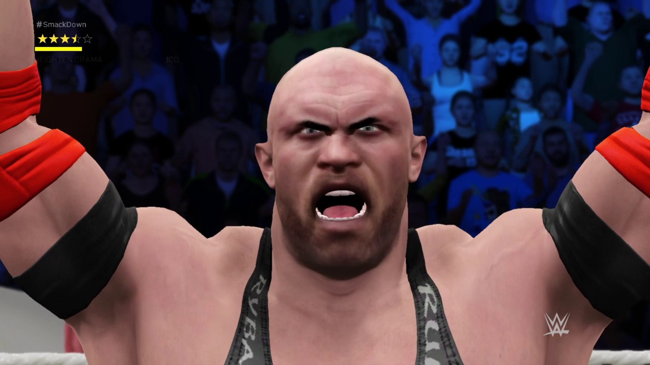 WWE 2K17 Ryback VS Big Show In A Steel Cage Match