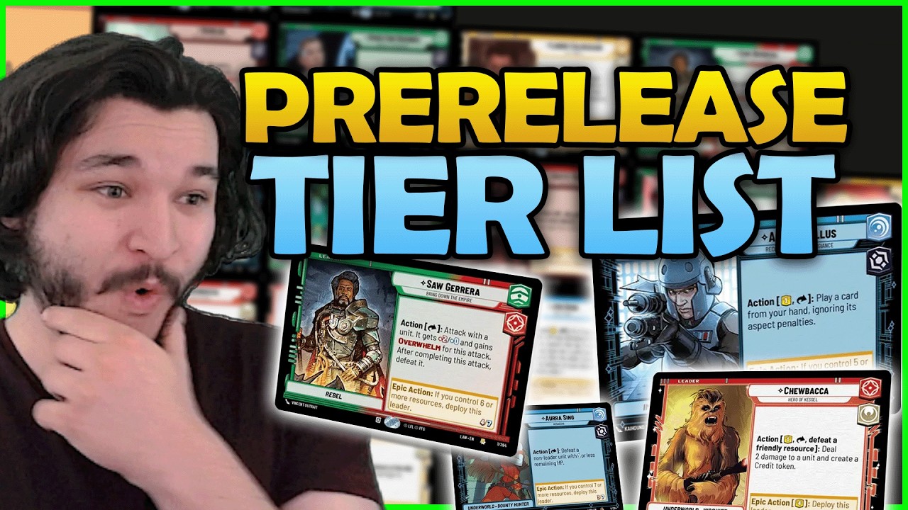 PRERELEASE LEADER TIER LIST For Set 7! | Star Wars Unlimited