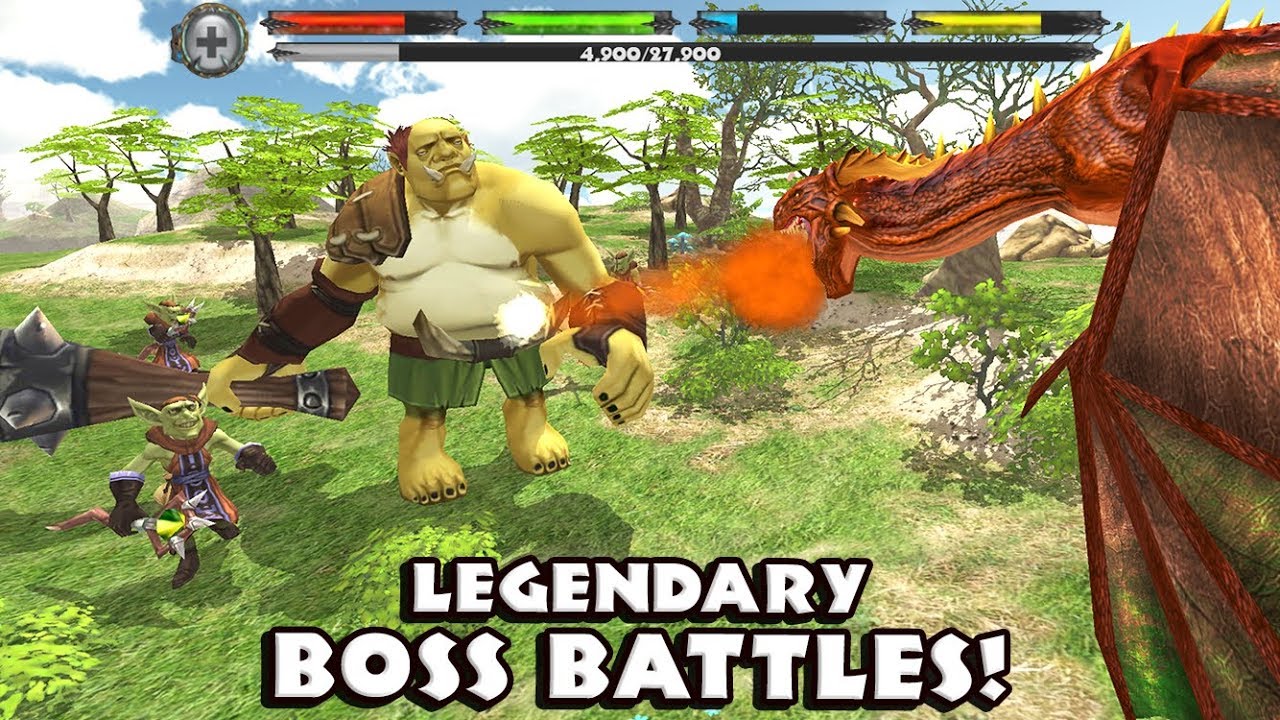 Furious Dragon VS Angry Legendary Mystical Boss Battle. World Of Dragons