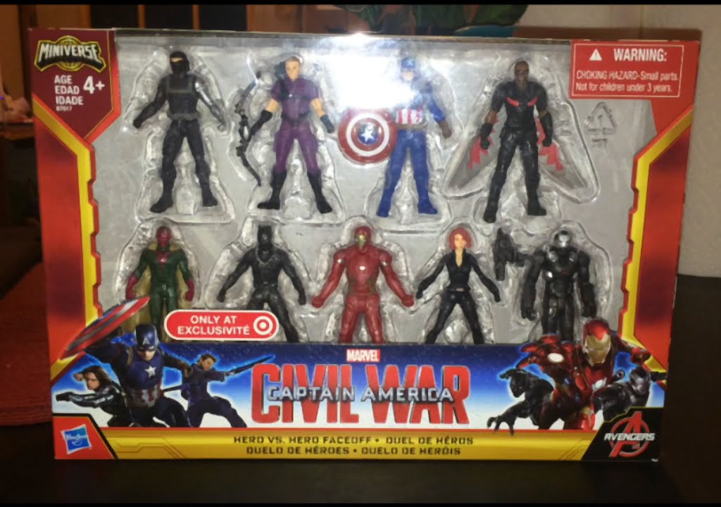 Captain America Civil War Hero vs Hero Faceoff action Figures Pack 2 5 inch