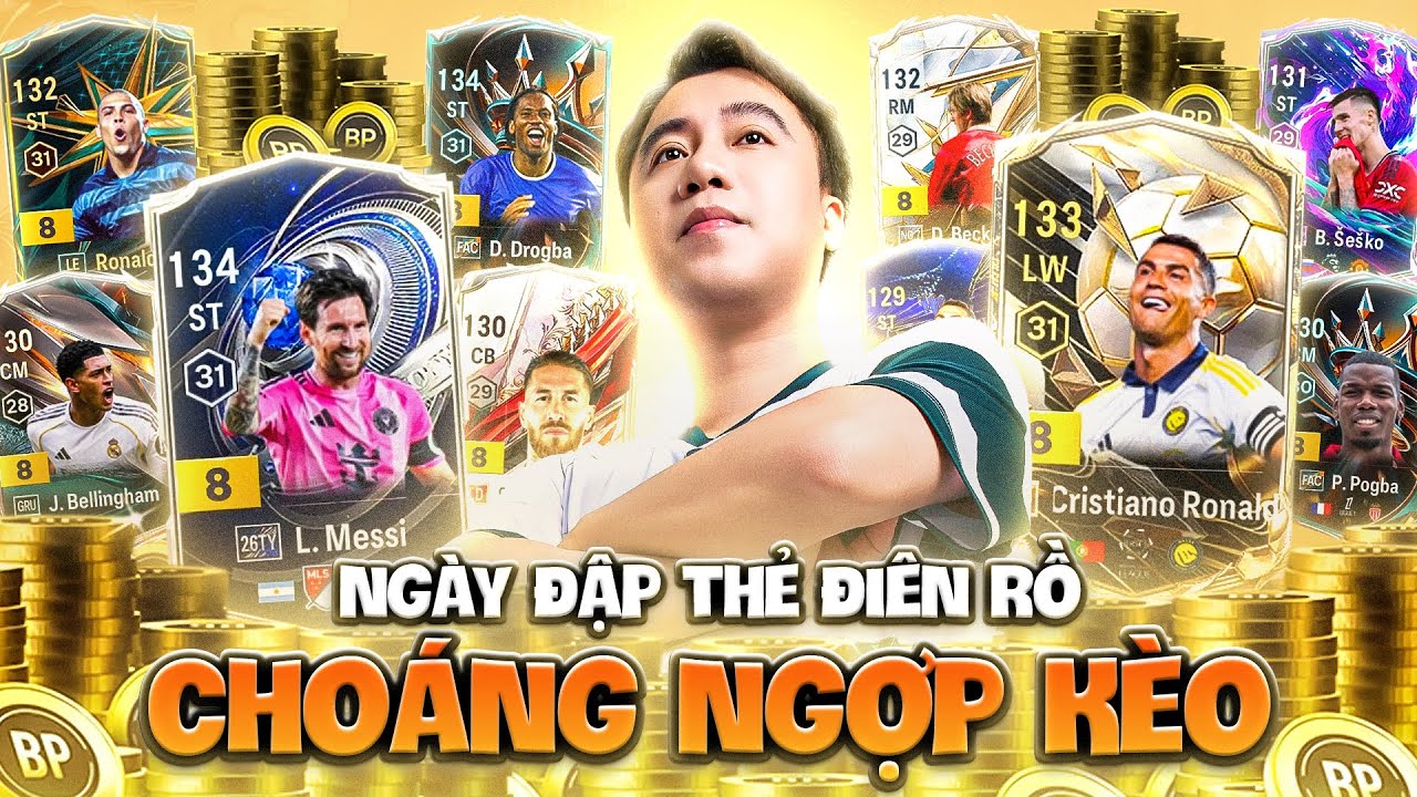 Vodka Quang | Choáng ngợp ngày đập thẻ điên rồ chinh phục Messi 26 TOTY +8 Ronaldo BLD +8 FCO