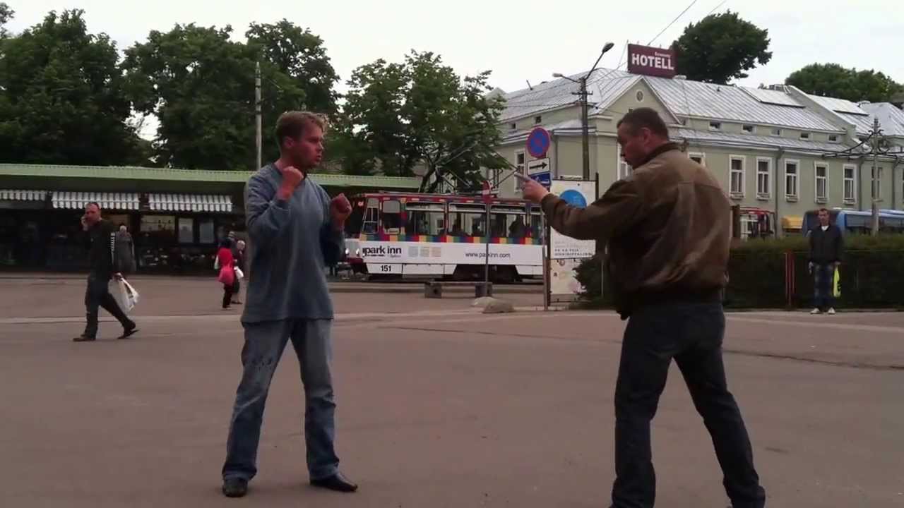 Drunk fight in Estonia