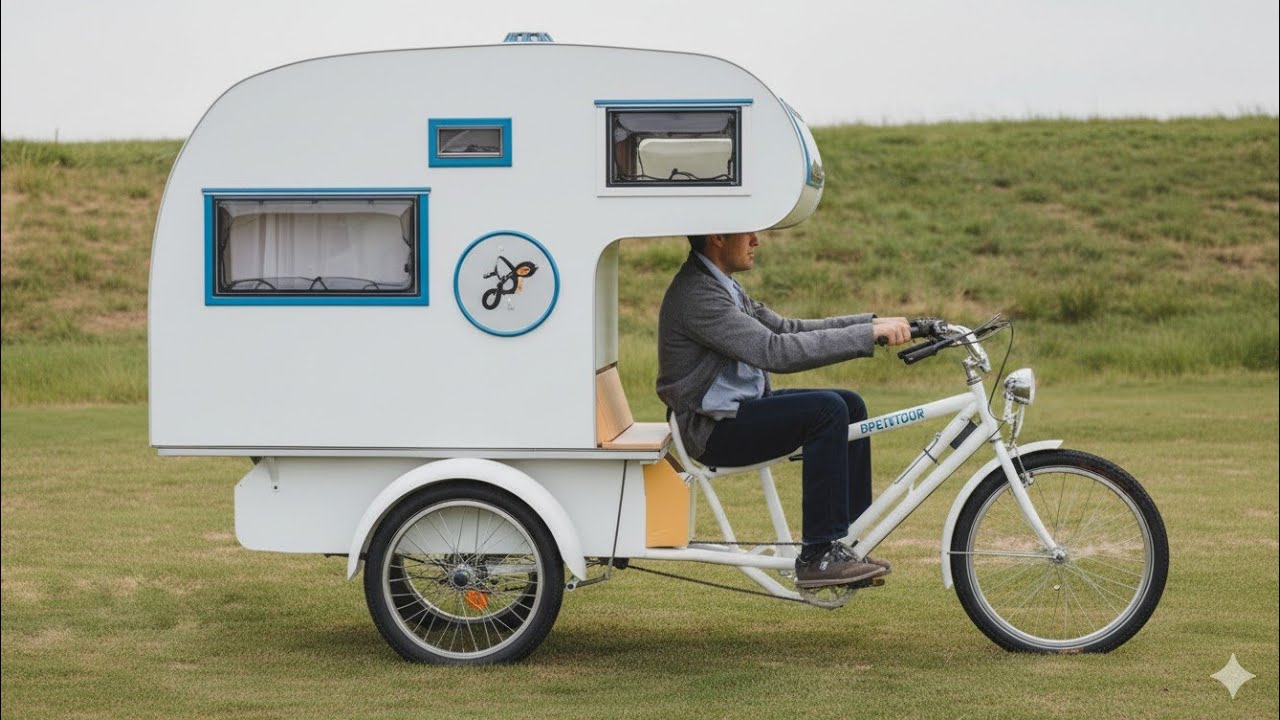“Homeless? 😱This $5,000 Bike Camper Could Save Your Life!”