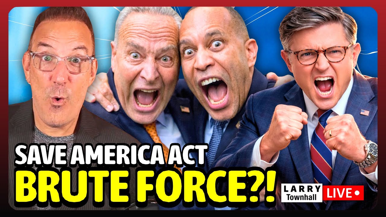 🚨BREAKING: Johnson To 'FORCE' SAVE America Act Through As Schumer, Jeffries SWEAT!
