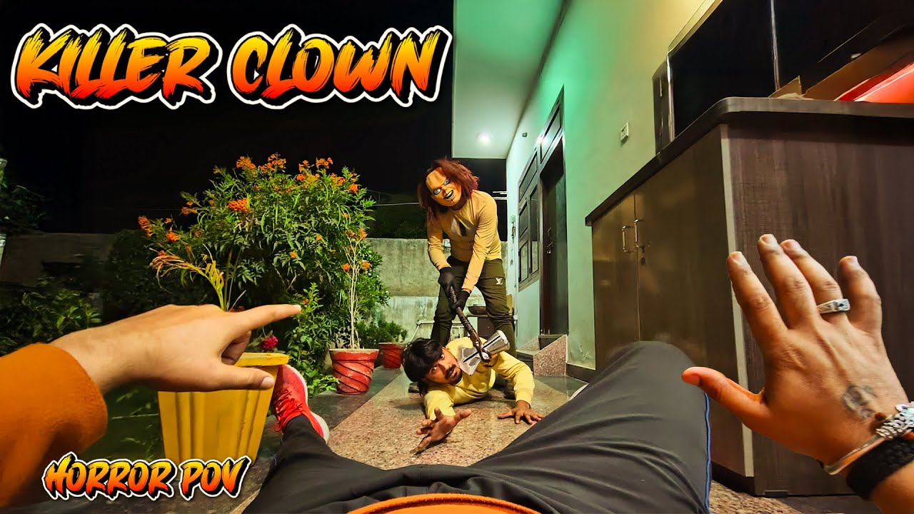 Killer Clown Attack in Real Life | Horror Pov | TeamFMB