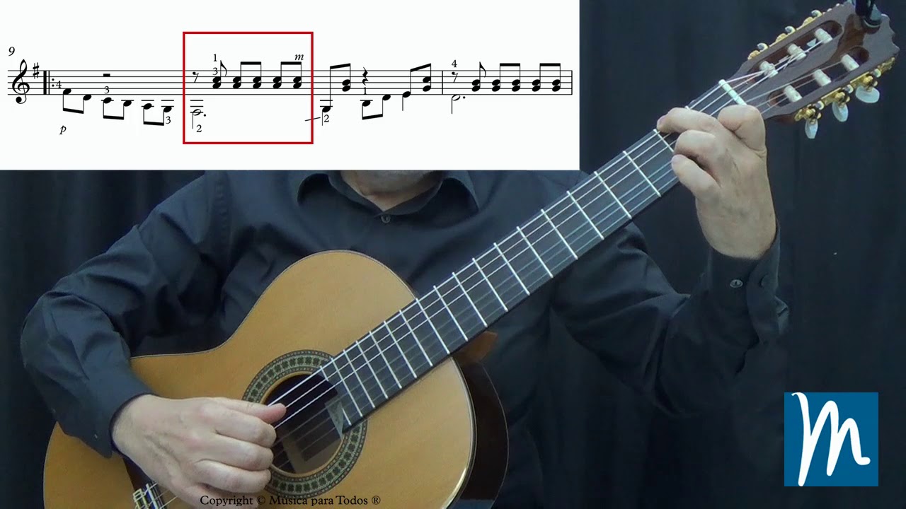 Ejercicio – José Ferrer  (1835 -1916) - Curso de Guitarra Online